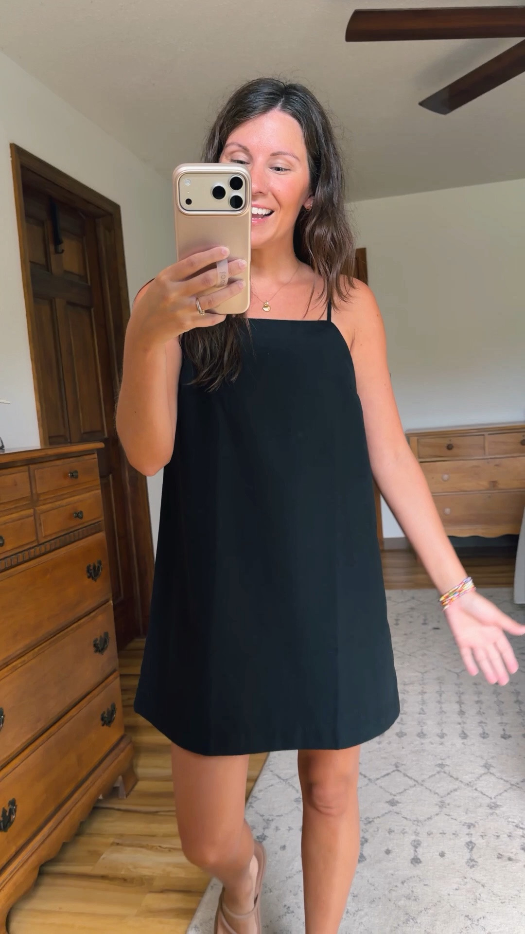 xs petite in my dress (also linked a similar one with shorts under it from quince!) my croc sandals are size 6.

#LTKPetite #LTKSeasonal #LTKootd
