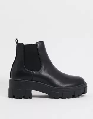 RAID Liza chelsea boots with chunky soles in black | ASOS (Global)