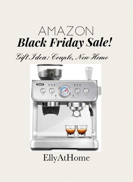 Amazon early Black Friday sales! Shop espresso machine on sale and more coffee accessories! Gift idea, couple, new home, her, him. Christmas, holiday kitchen accessories, mugs. Free shipping. 

#LTKHoliday #LTKsalealert #LTKhome