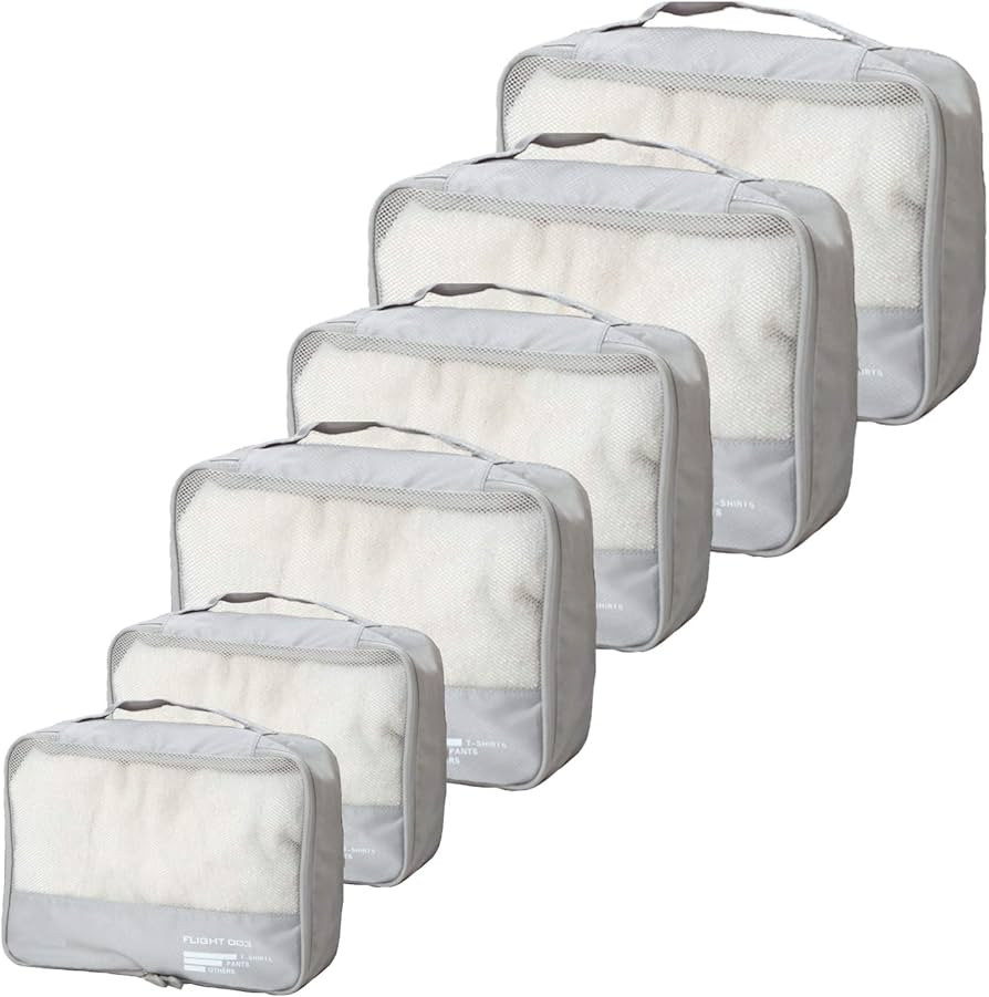 Packing Cubes Set Travel Luggage Organizers Suitcase Lightweight Accessories | Amazon (US)