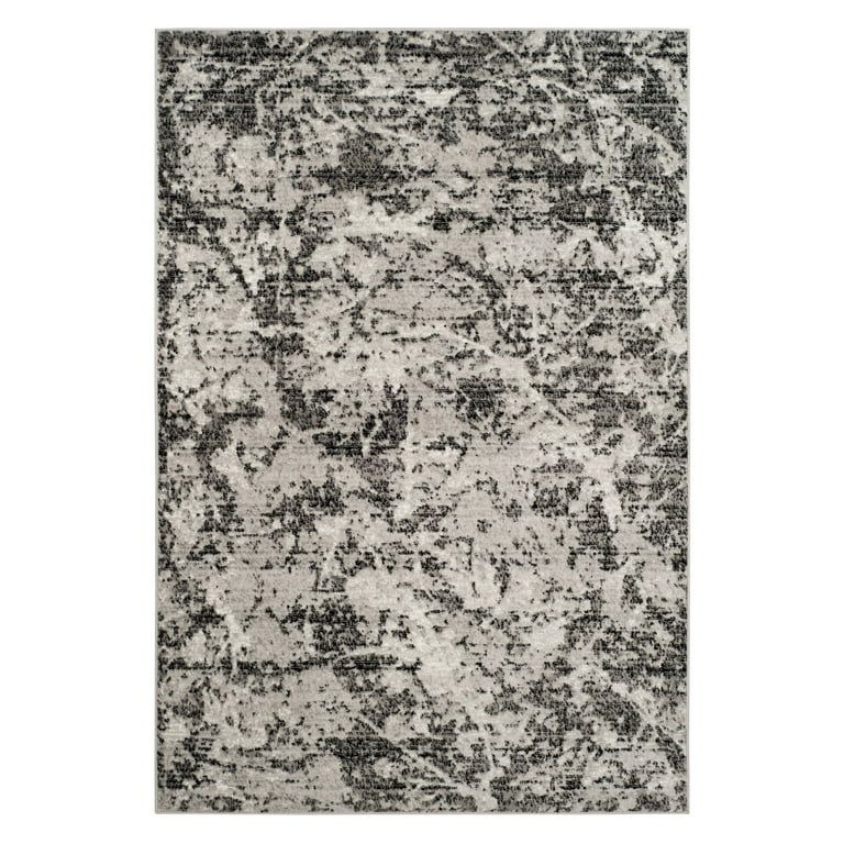 SAFAVIEH Skyler Joisse Abstract Area Rug, Charcoal/Ivory, 5'1" x 7'6" | Walmart (US)