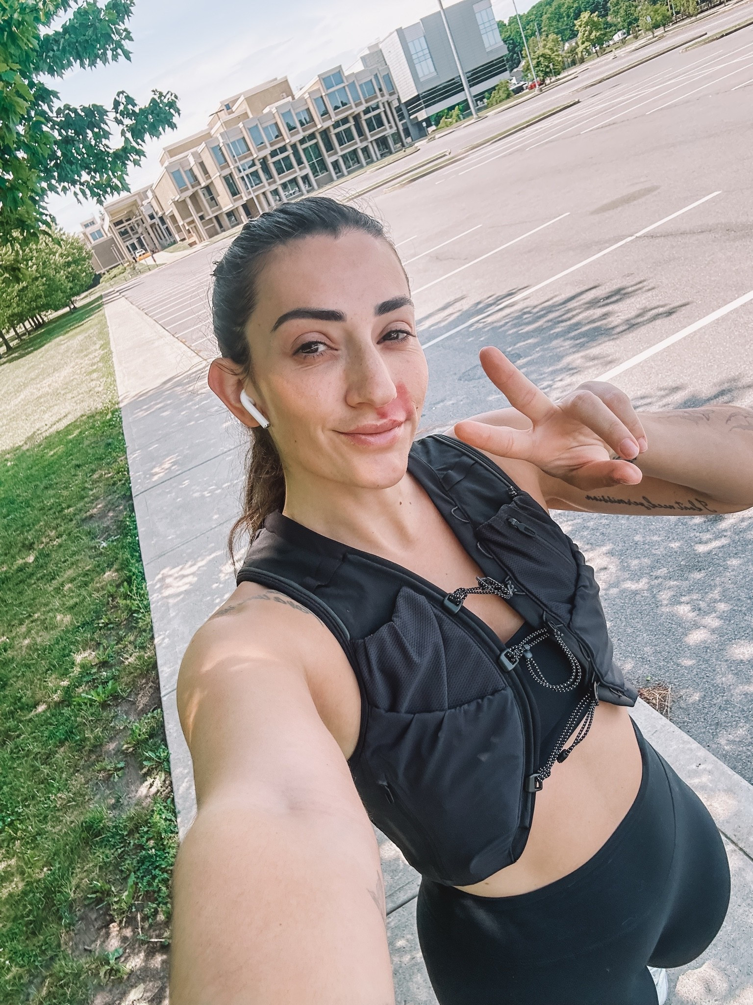 Marathon training has begun! 
LOVE this running vest - I tried the belt for my half marathon and wasn’t a fan

#LTKActive