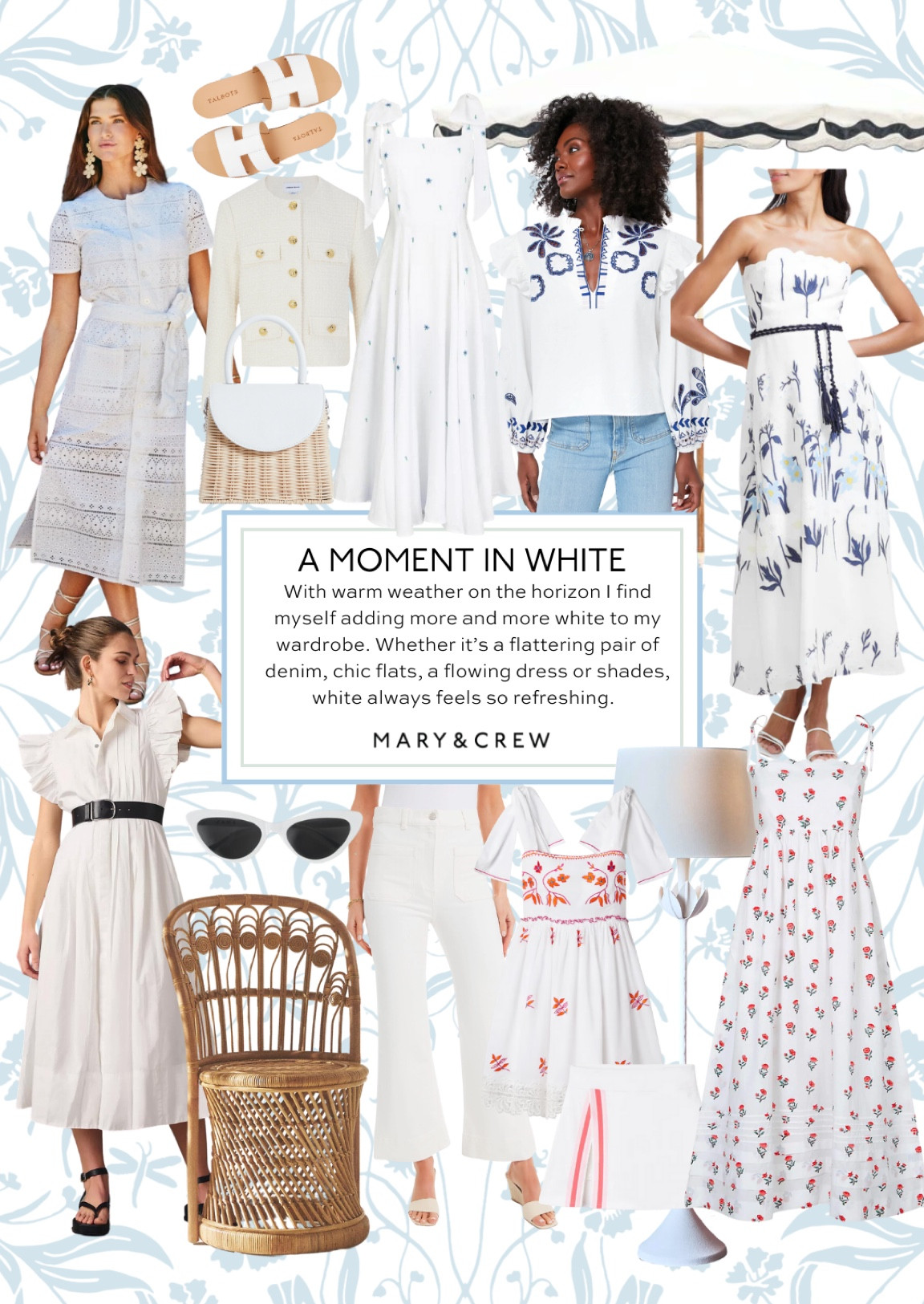 A Friday night color story: a moment in white  