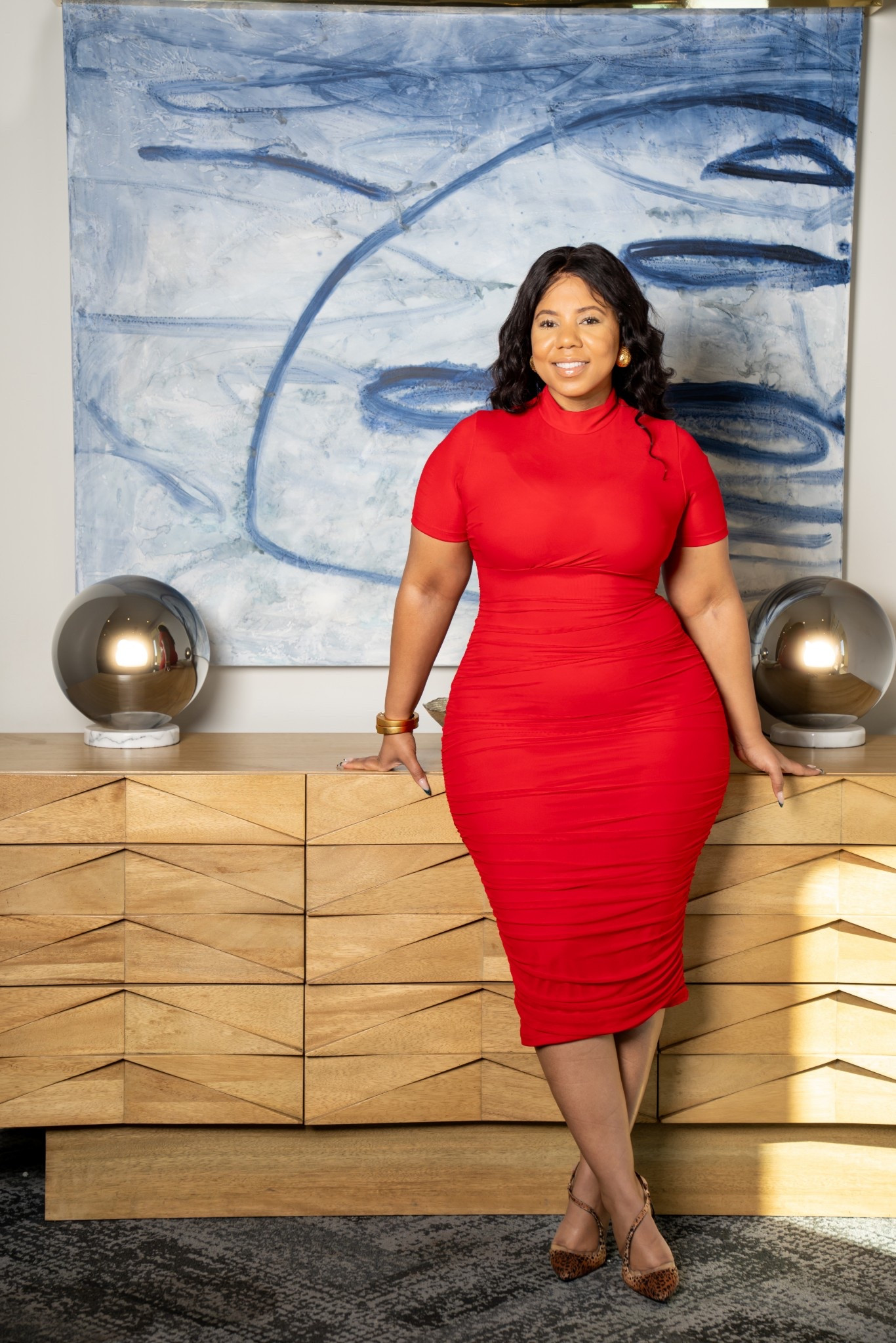 Ruched high compression great quality bodycon dress 