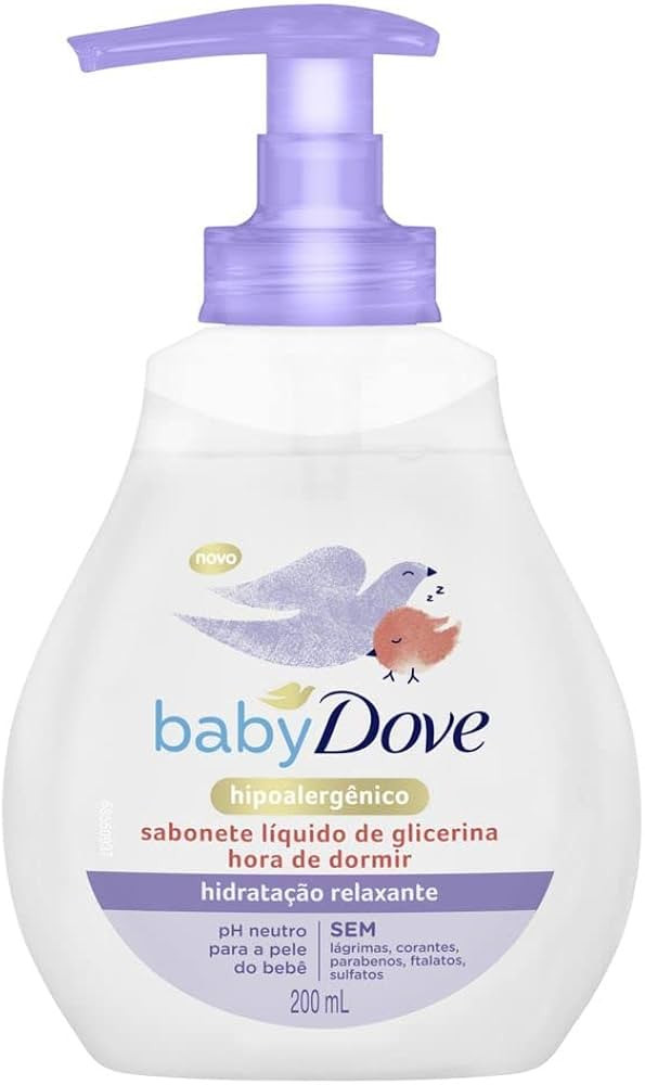 Sabonete Líquido de Glicerina Hidratação Relaxante Dove Baby Hora de Dormir Frasco 200ml, Baby... | Amazon (BR)