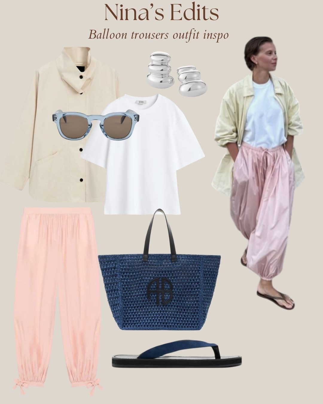 Balloon trousers styling 

#LTKsummer