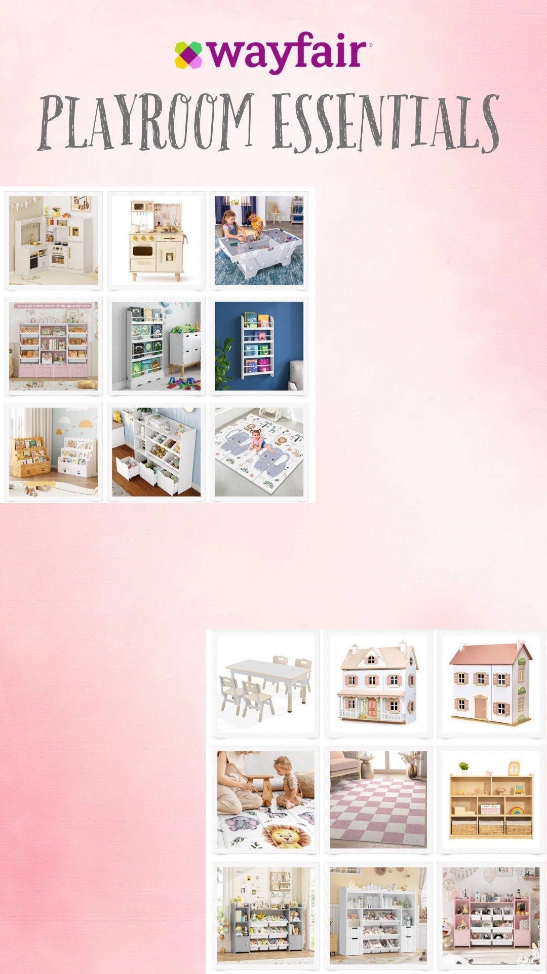 Playroom refresh essentials from @wayfair✨ #ad
More organized, easier to play & aesthetic 🩷
Checkout @Wayfair ‘s 5 Days of Deals (up to 60% off) ends Feb 2. Free delivery over $35 🤩 Linking iur favorites below! #Wayfairpartner #wayfair 

#LTKHome #LTKKids