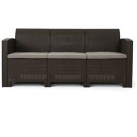 Outdoor Wicker Patio Sofa With Cushions Ideal To Complete Your Patio, Backyard Or Garden | Etsy (US)