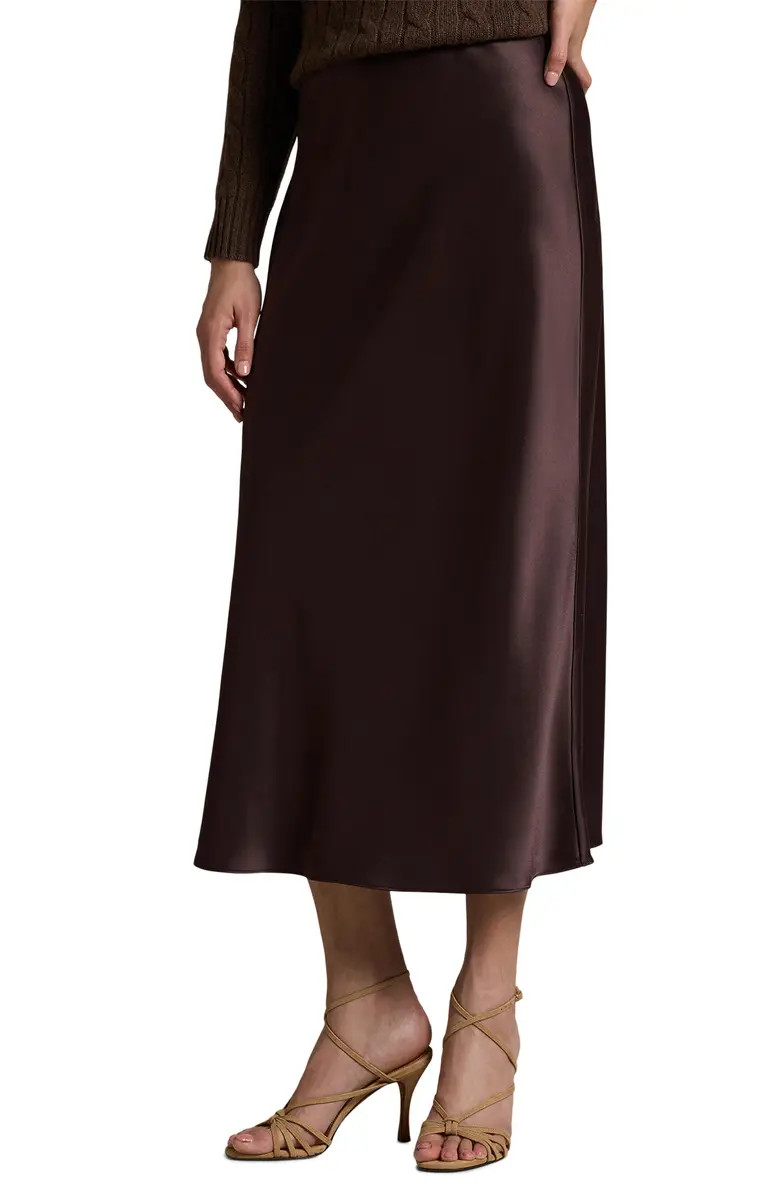 Satin Midi Skirt | Nordstrom