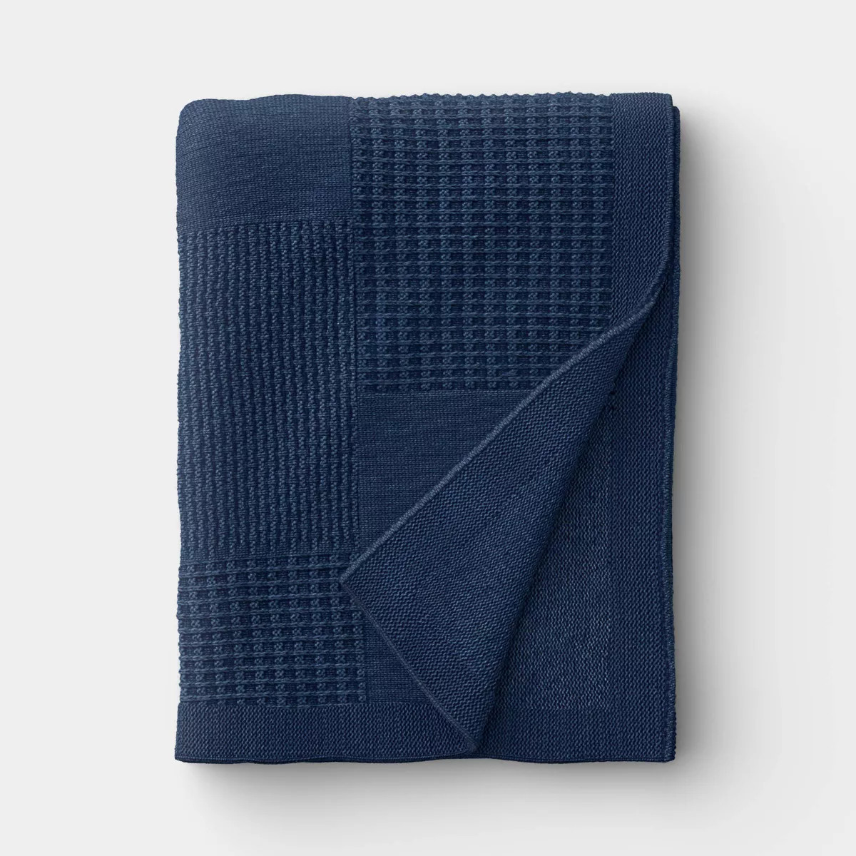 50"X 60" Washed Knitted Throw Blanket Blue - Threshold™ | Target