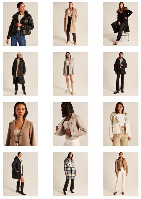 #abercrombie #coats #jackets
#puffer

#LTKsalealert #LTKstyletip #LTKworkwear