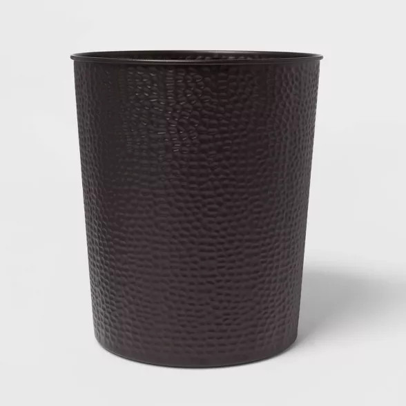 Solid Hammered Wastebasket - Threshold™ | Target