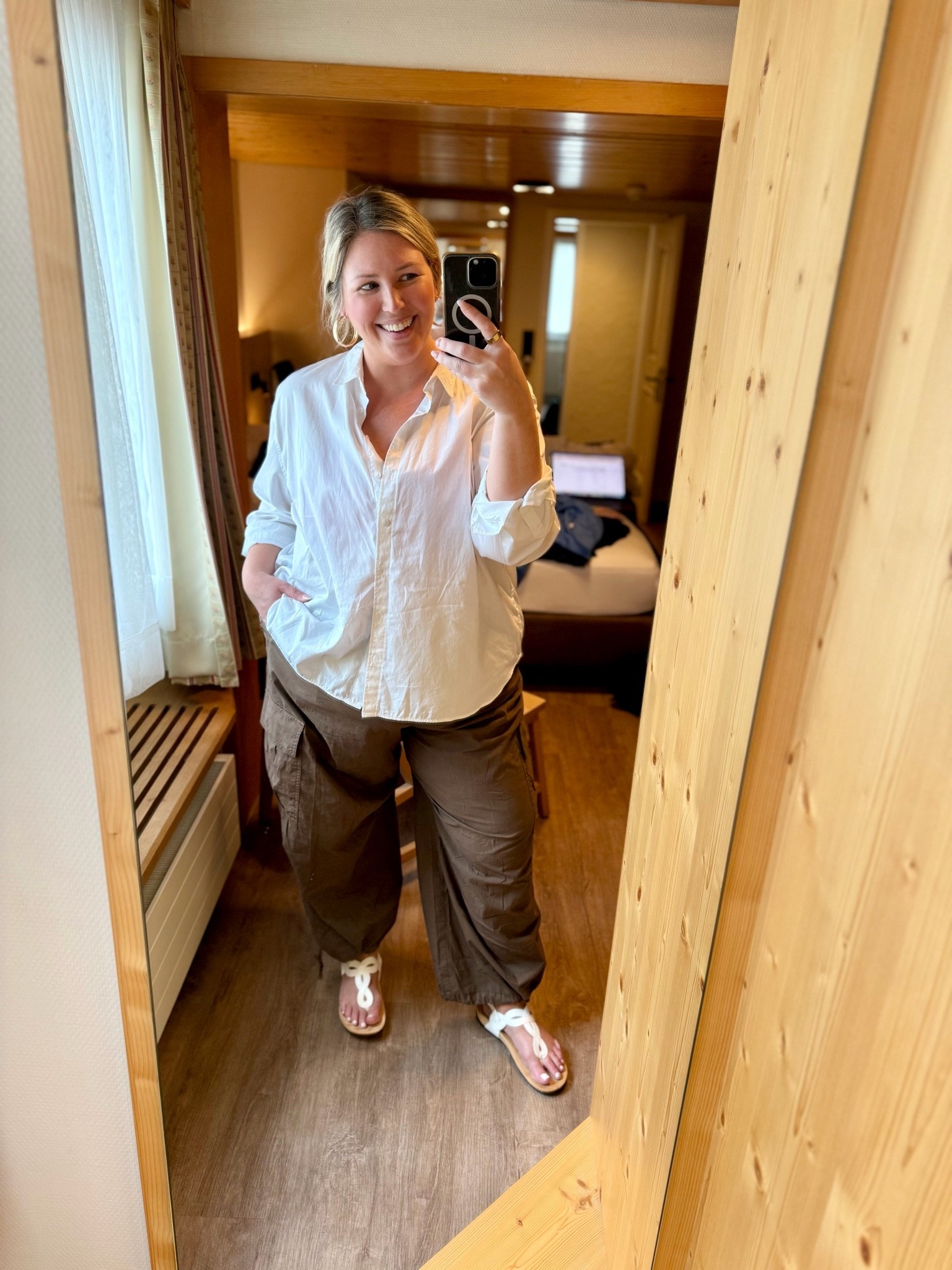 Top is a 2X and pants are XXL. Plus size, outfit inspo, casual outfit, mom life, apron belly, summer fashion

#LTKSeasonal #LTKMidsize #LTKPlusSize
