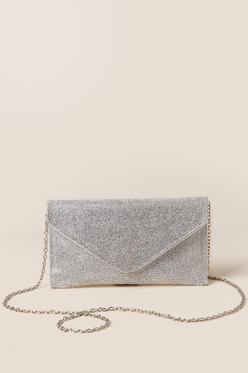 Greta Glam Sparkle Clutch | Francesca’s Collections