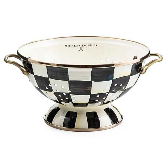 Courtly Check Large Colander | MacKenzie-Childs