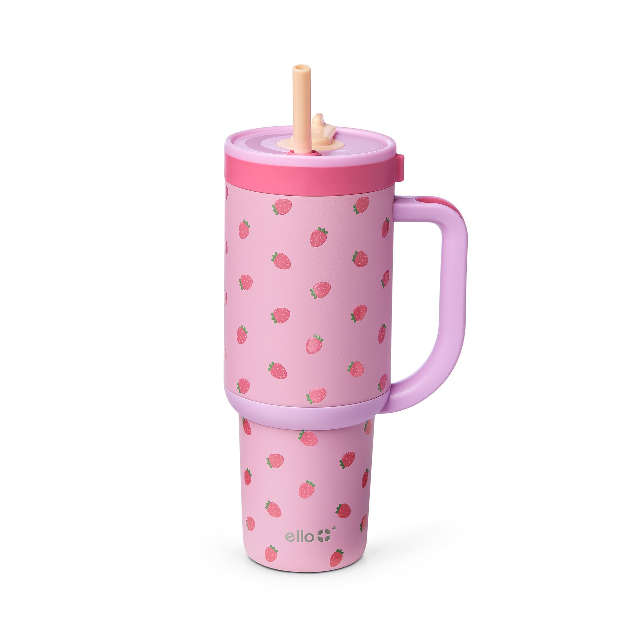 Ello Oasis 30oz Stainless Steel Tumbler - Strawberries | Amazon (US)