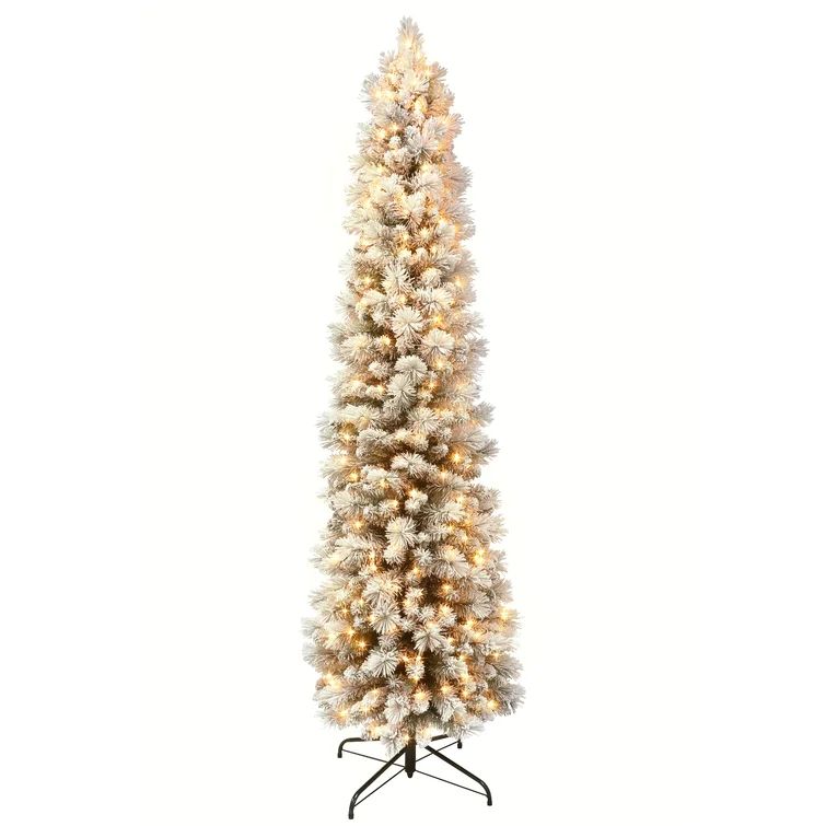 Lighted Artificial Pine Christmas Tree | Wayfair North America