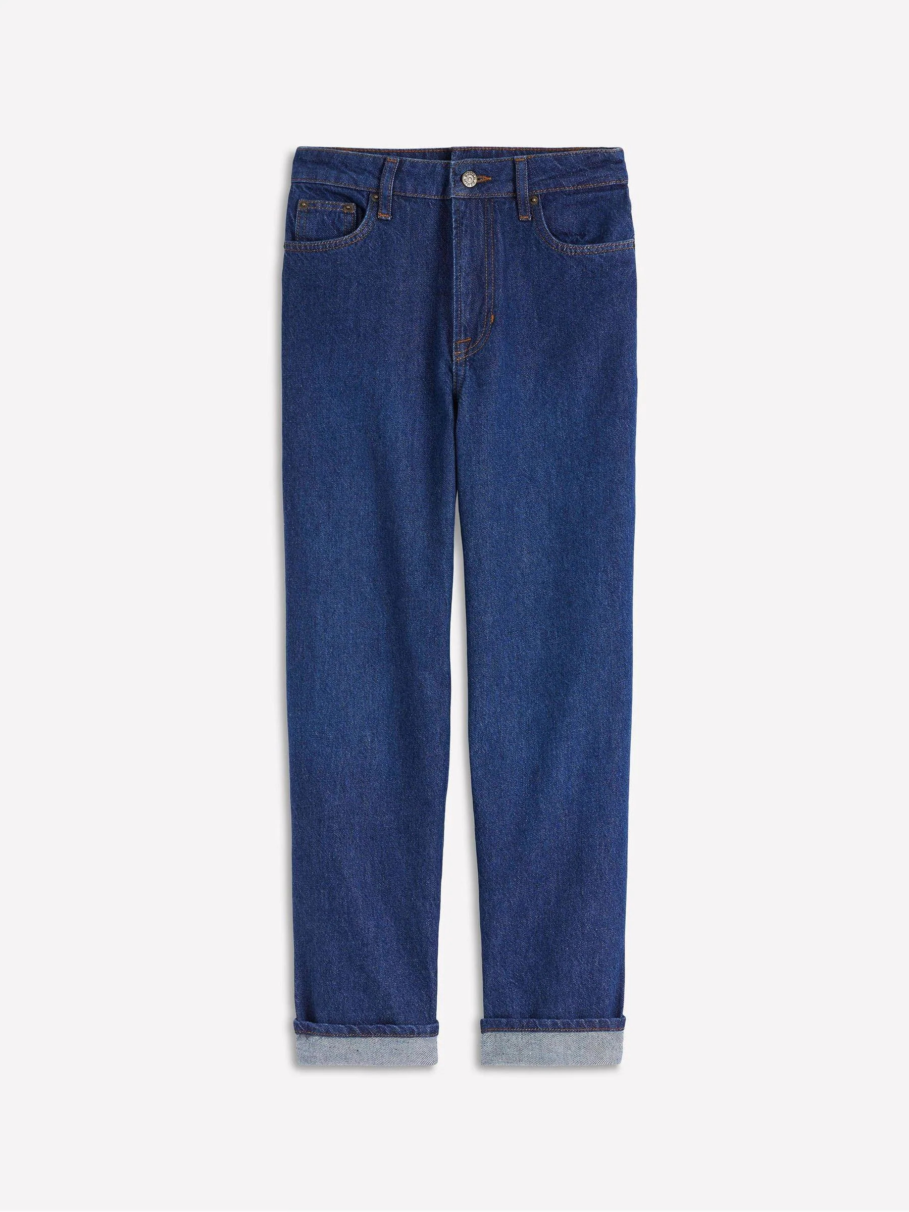 Boden Boden Blue Mid Rise Relaxed Jeans | Next US