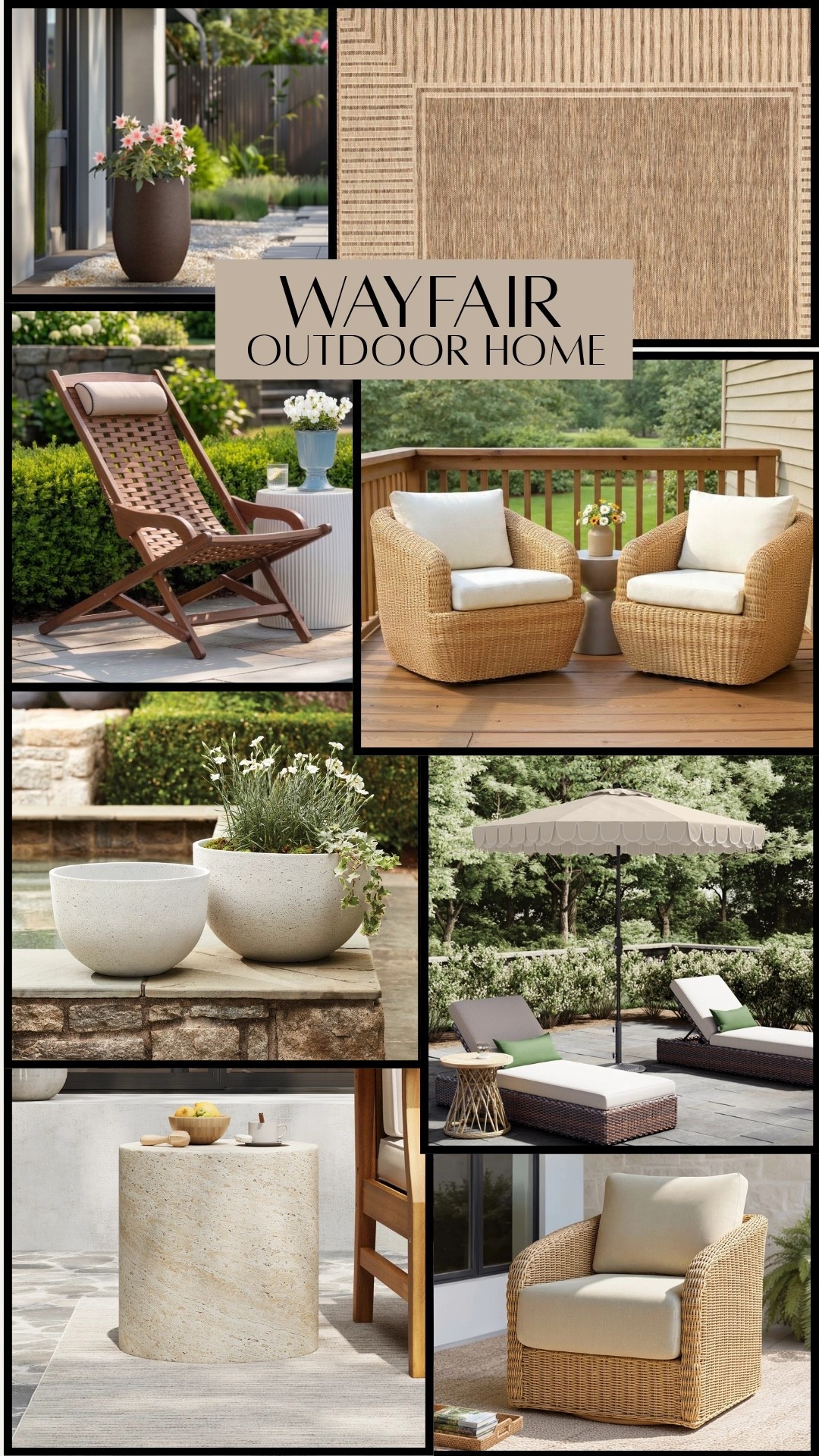 Outdoor space refresh finds at Wayfair… lots of great deals

#LTKSeasonal #LTKHome #LTKSaleAlert