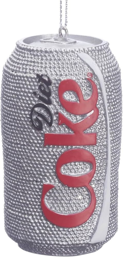 Kurt Adler Coca-Cola Diet Coke Can Christmas Ornament | Amazon (US)