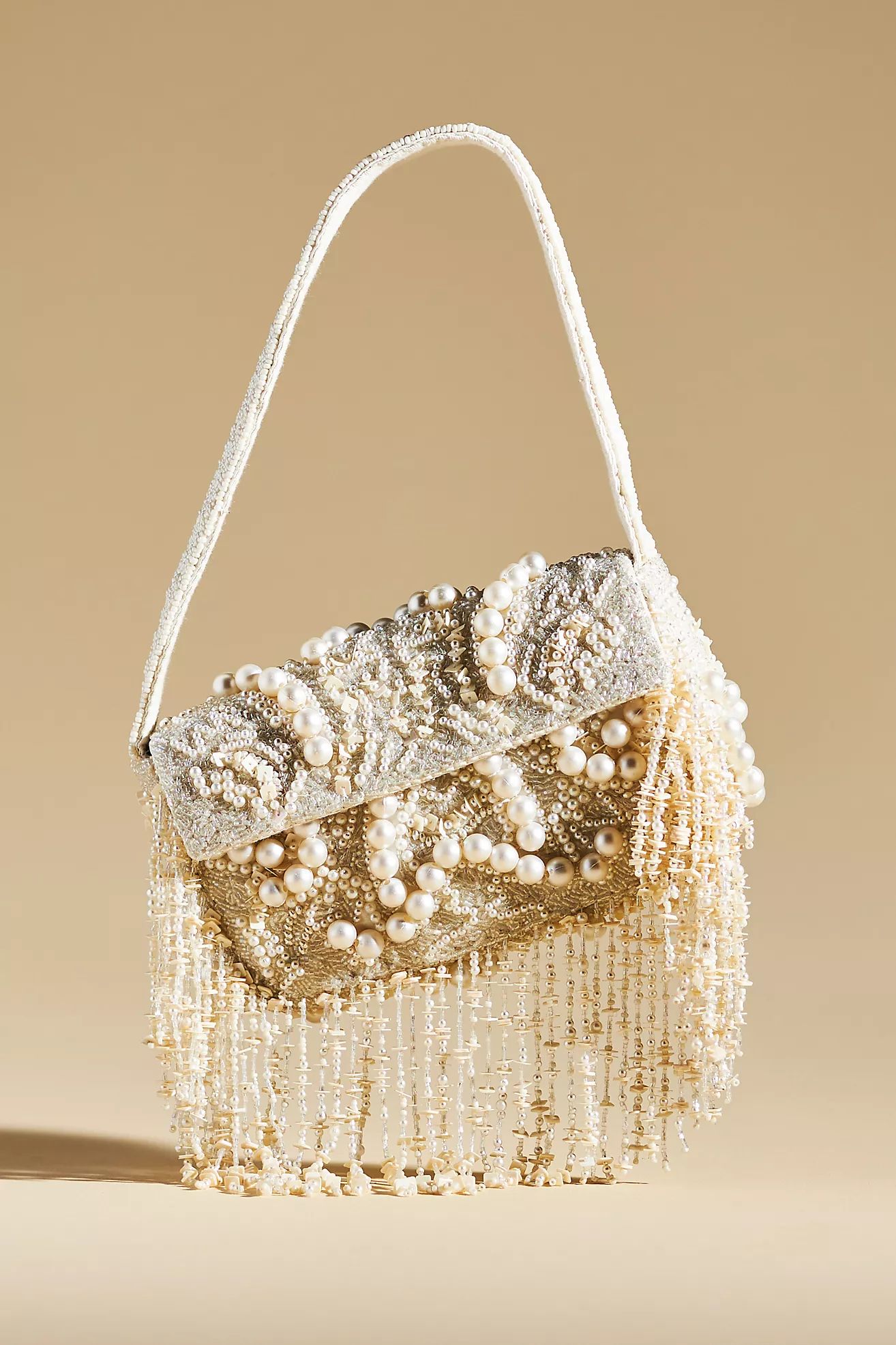 The Mini Fiona Beaded Bag: Pearl Tassel Edition | Anthropologie (US)