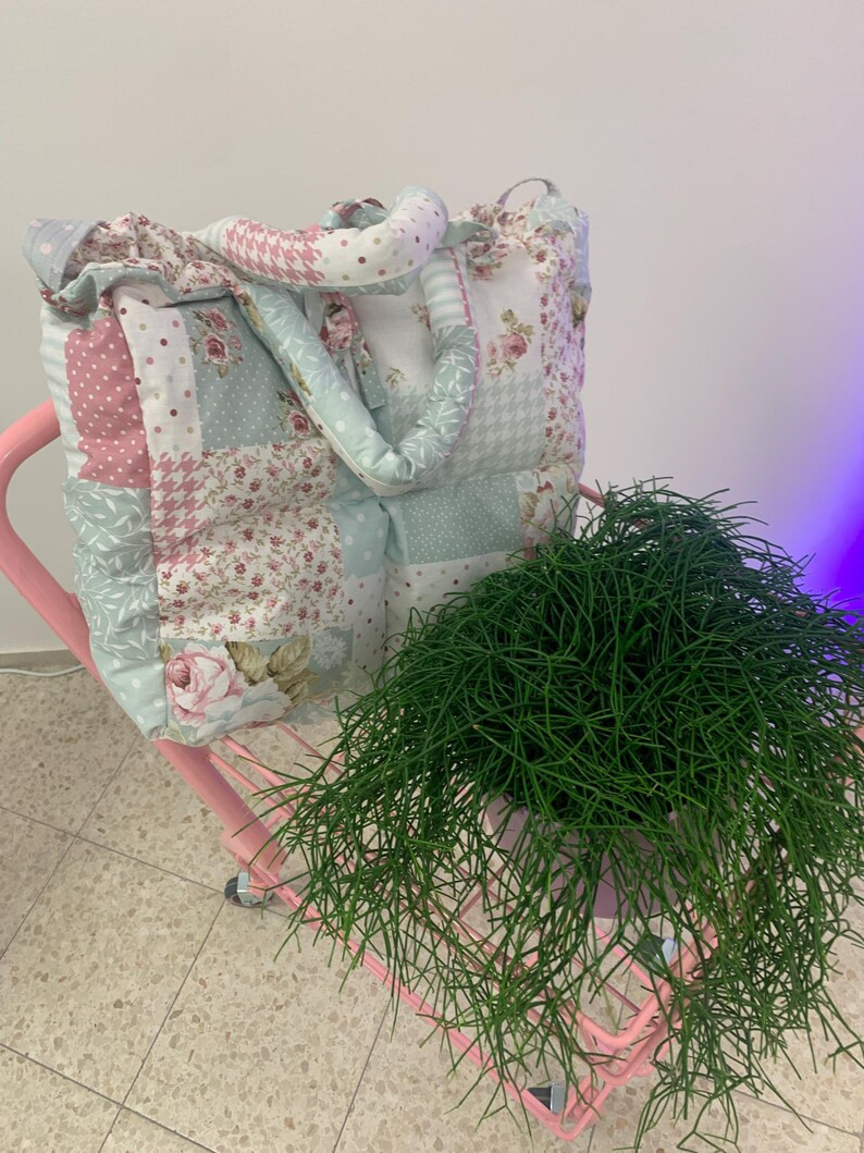 XL Puffer Tote Bag Quilted - Etsy | Etsy (US)