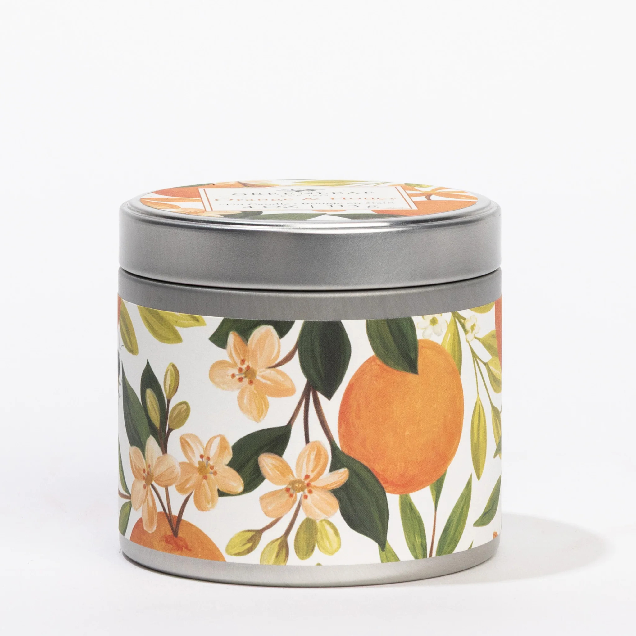 Orange & Honey Tin Candle | Greenleaf Gifts