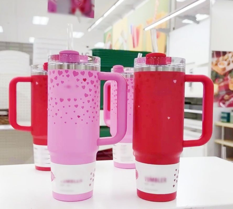 USA Stock 40 oz Tumbler 14 oz Love Fine Limited Edition Mug Stainless Steel Tumbler with Bow Stra... | DHGate