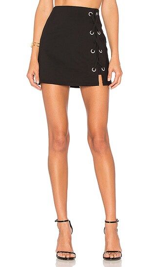 by the way. Tori Lace Up Skirt in Black | Revolve Clothing (Global)