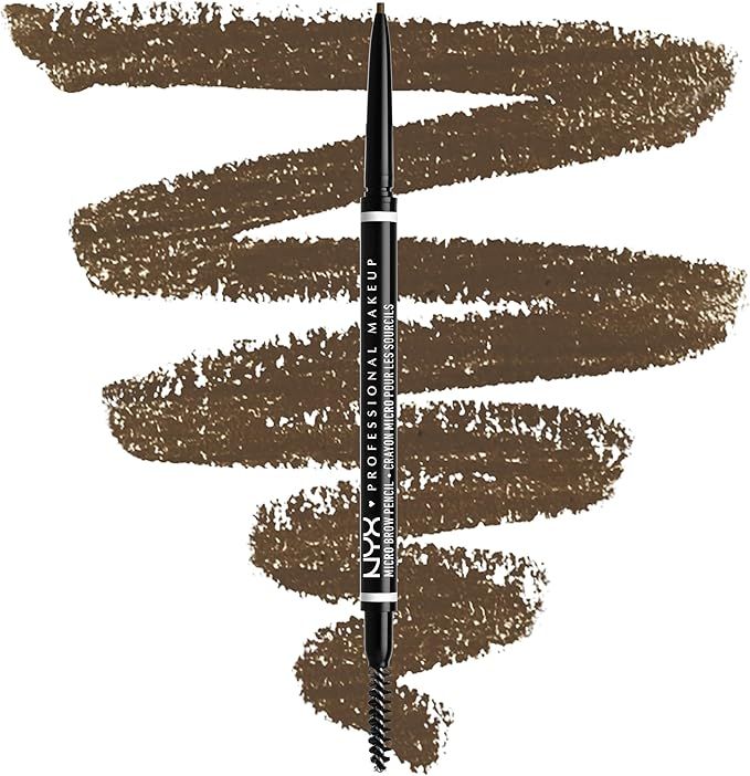 NYX Professional Makeup Micro Brow Pencil, Dual- Ended Eyebrow Pencil, With Integrated Spoolie, F... | Amazon (CA)
