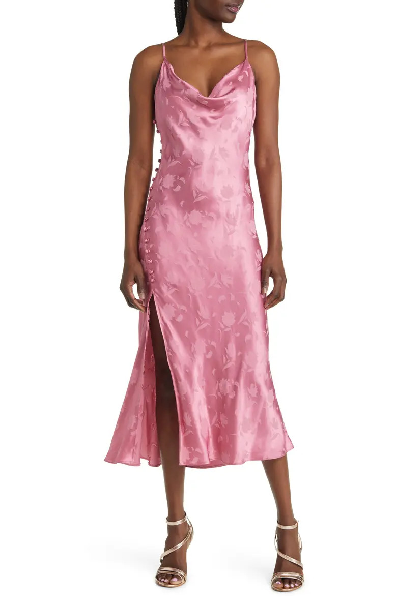 All About You Satin Midi Slipdress | Nordstrom