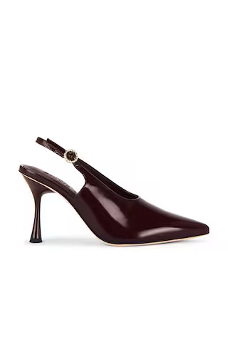 Studio Amelia Halo 90 Heel in Burgundy from Revolve.com | Revolve Clothing (Global)