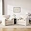 Chenille Oversized Armchair, 38.6" Wide Accent Chairs for Living Room & Bedroom Modern Lounge Cha... | Amazon (US)