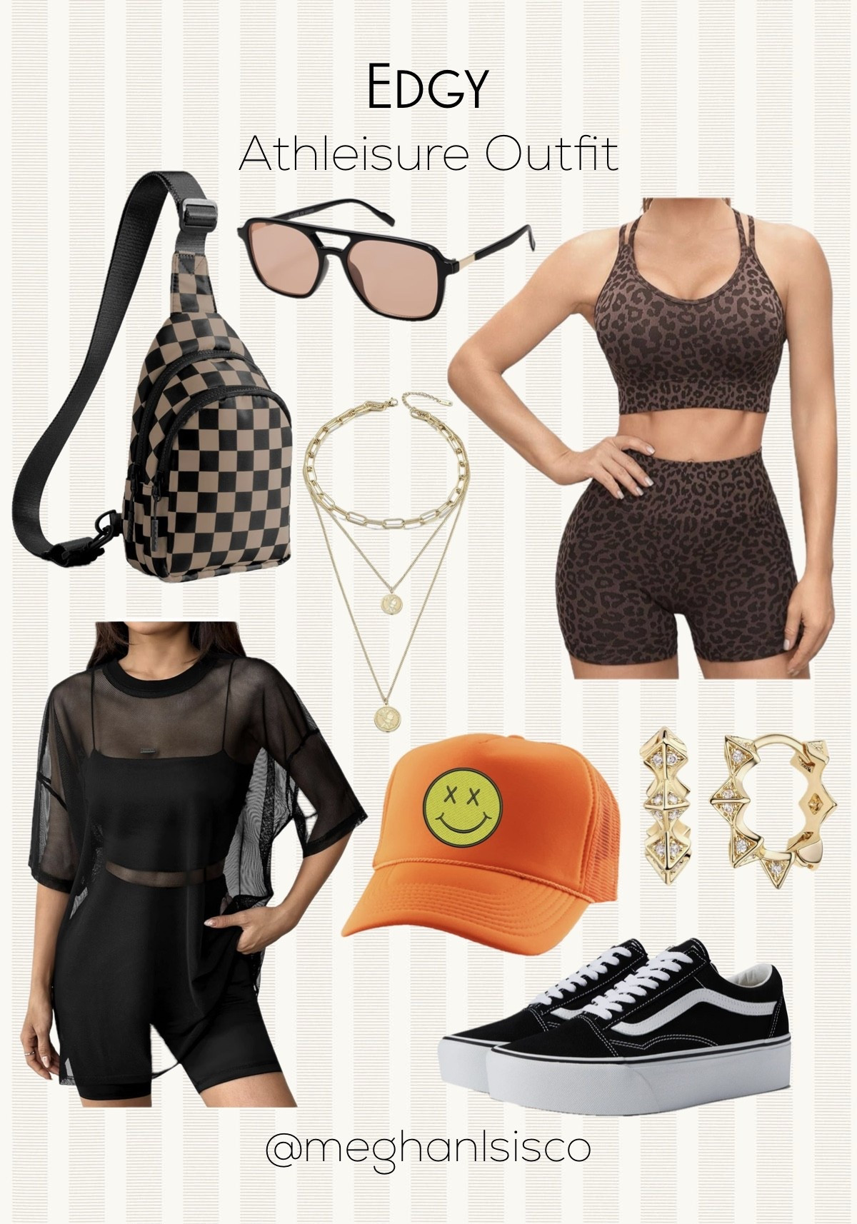 Edgy Athleisure Outfit 🖤

#LTKootd