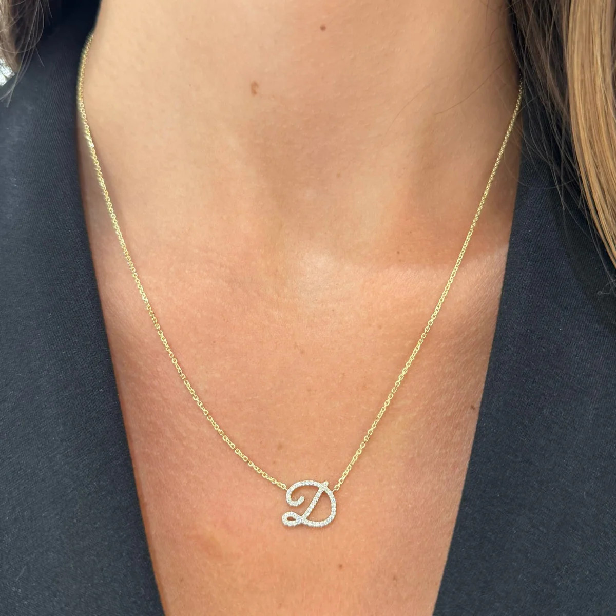 Custom Handwritten Diamond Name Necklace | RW Fine Jewelry