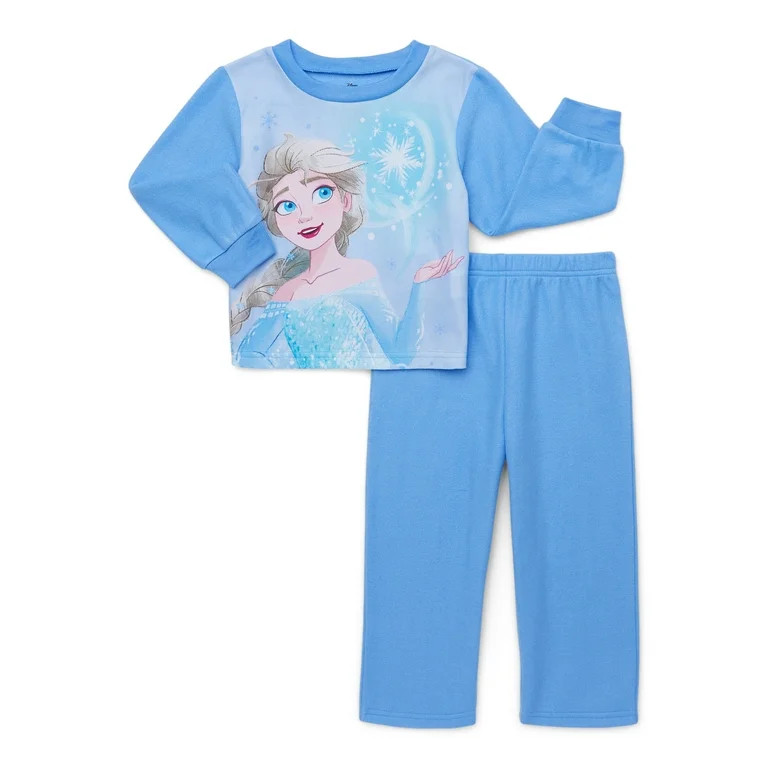 Character Toddler Long Sleeve Top and Pants, 2-Piece Pajama Set, Sizes 12M-5T | Walmart (US)