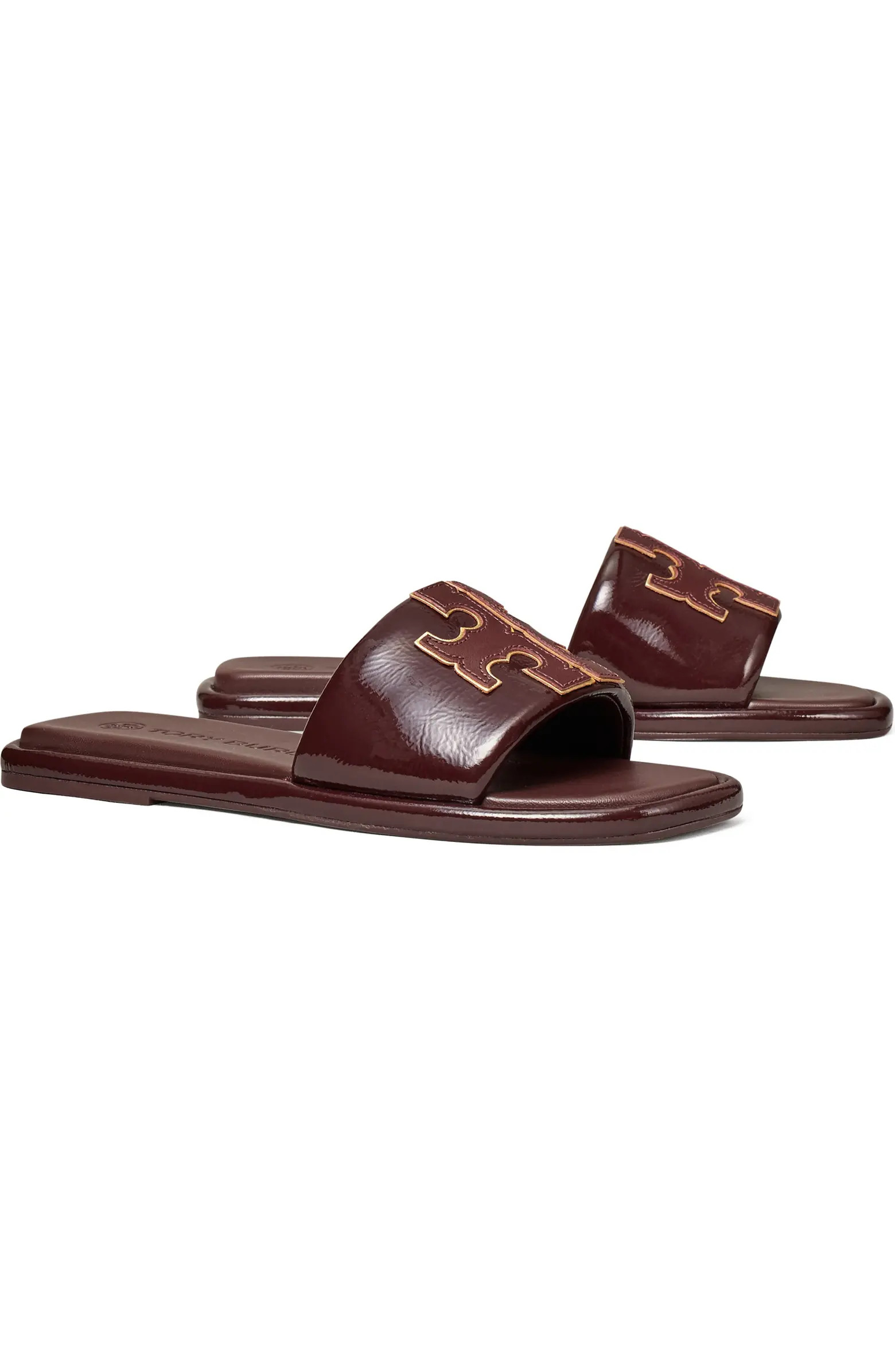 Double-T Leather Sport Slide Sandal (Women) | Nordstrom