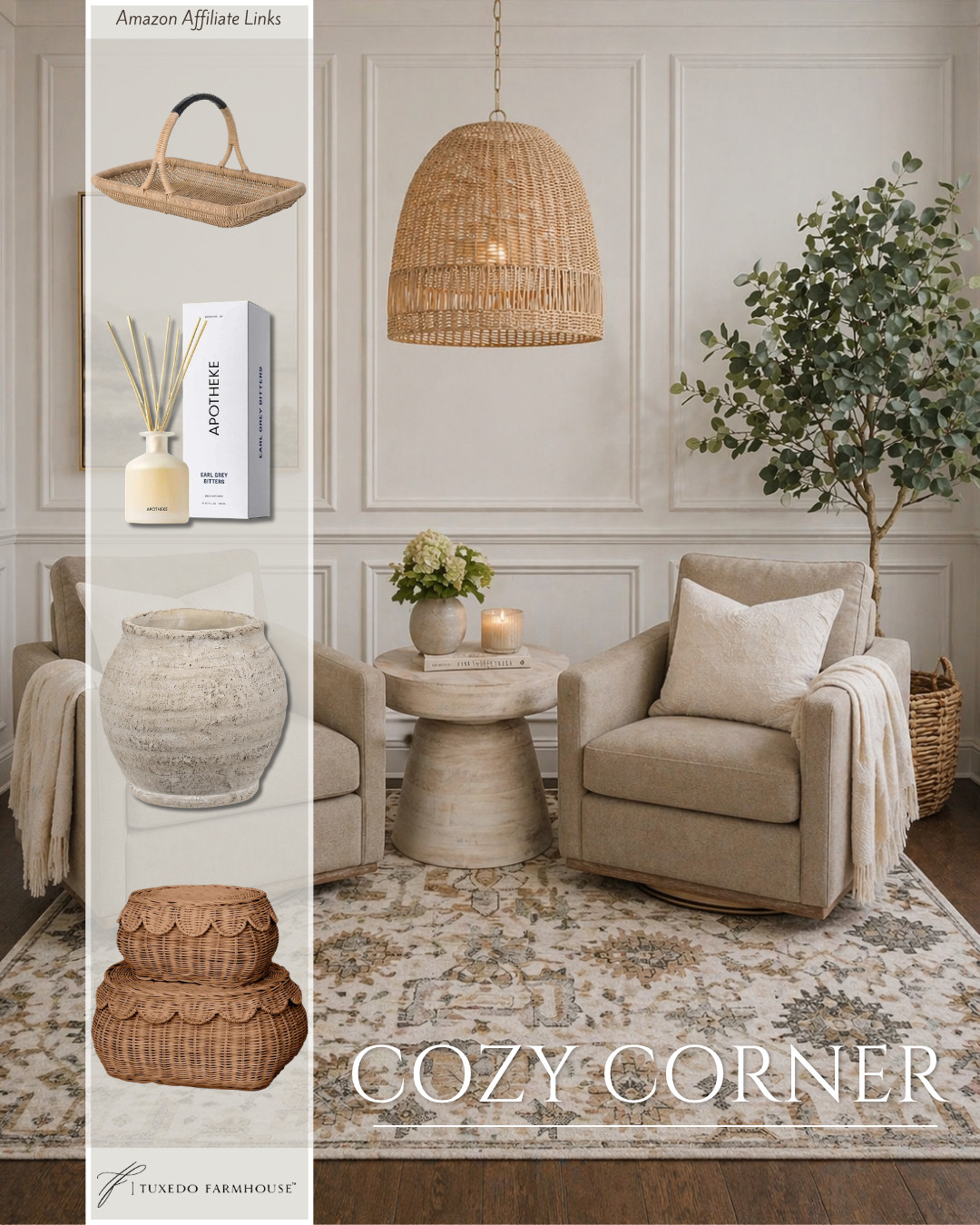 Amazon - Cozy Corner

Cozy corner 🤍 layering warm neutrals, soft textures, and natural elements to create the perfect little moment at home. These Amazon finds make it easy to get the look for less—everything linked to shop ✨

Seasonal, home decor, accent chairs, rugs, wall art, frames, pillows, lamps, baskets, candles, books, coffee tables, ottomans, trays, bowls, consoles, accent tables
 

 #LTKSeasonal #LTKHome #LTKSaleAlert