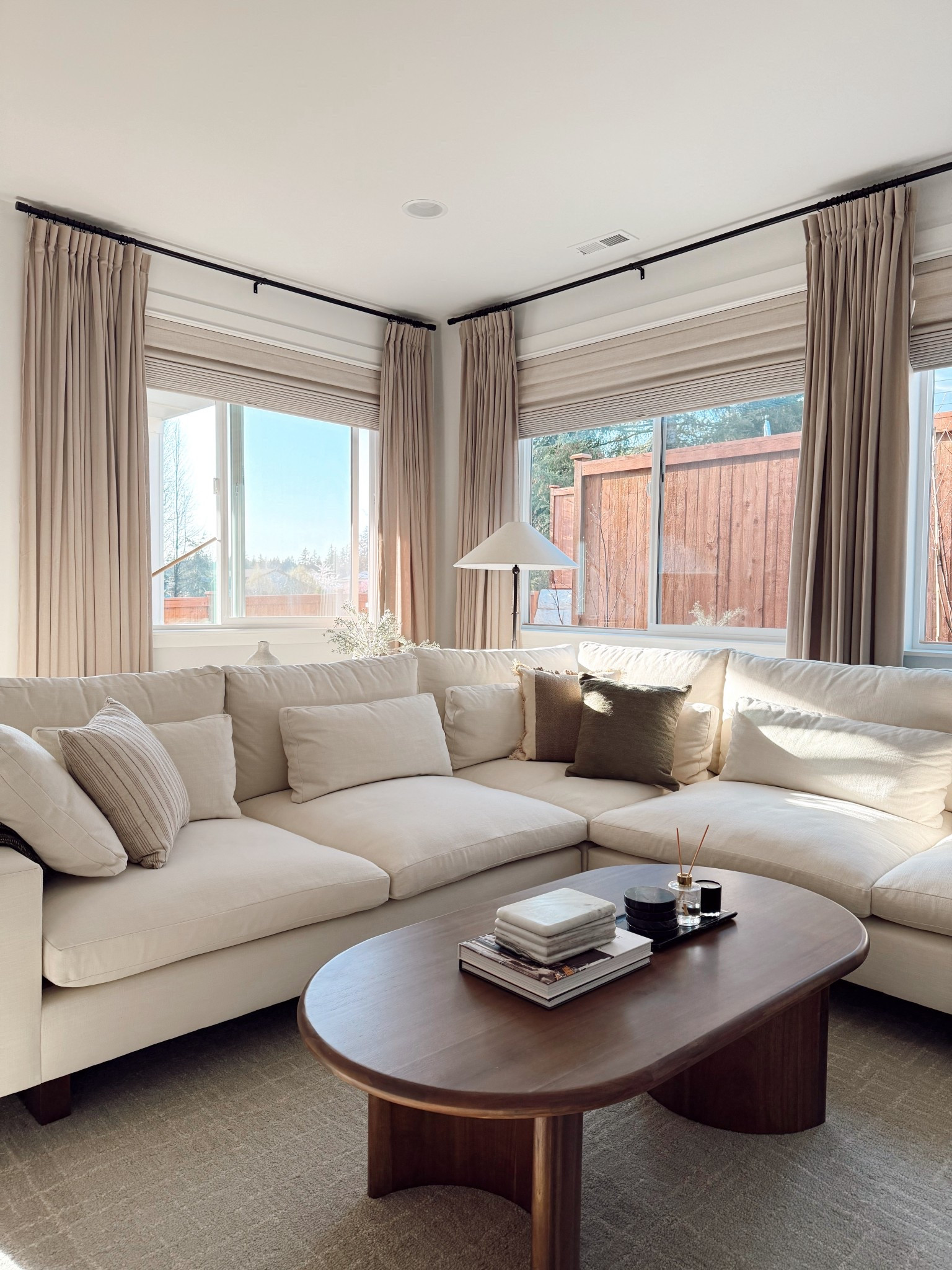 Client’s living room clean aesthetics 

#LTKHome