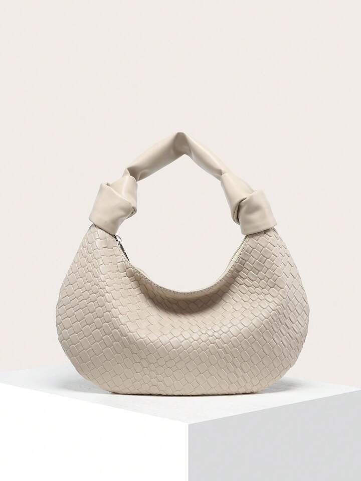 Rattan Weaving Folded Knots Tote Bag | SHEIN | SHEIN