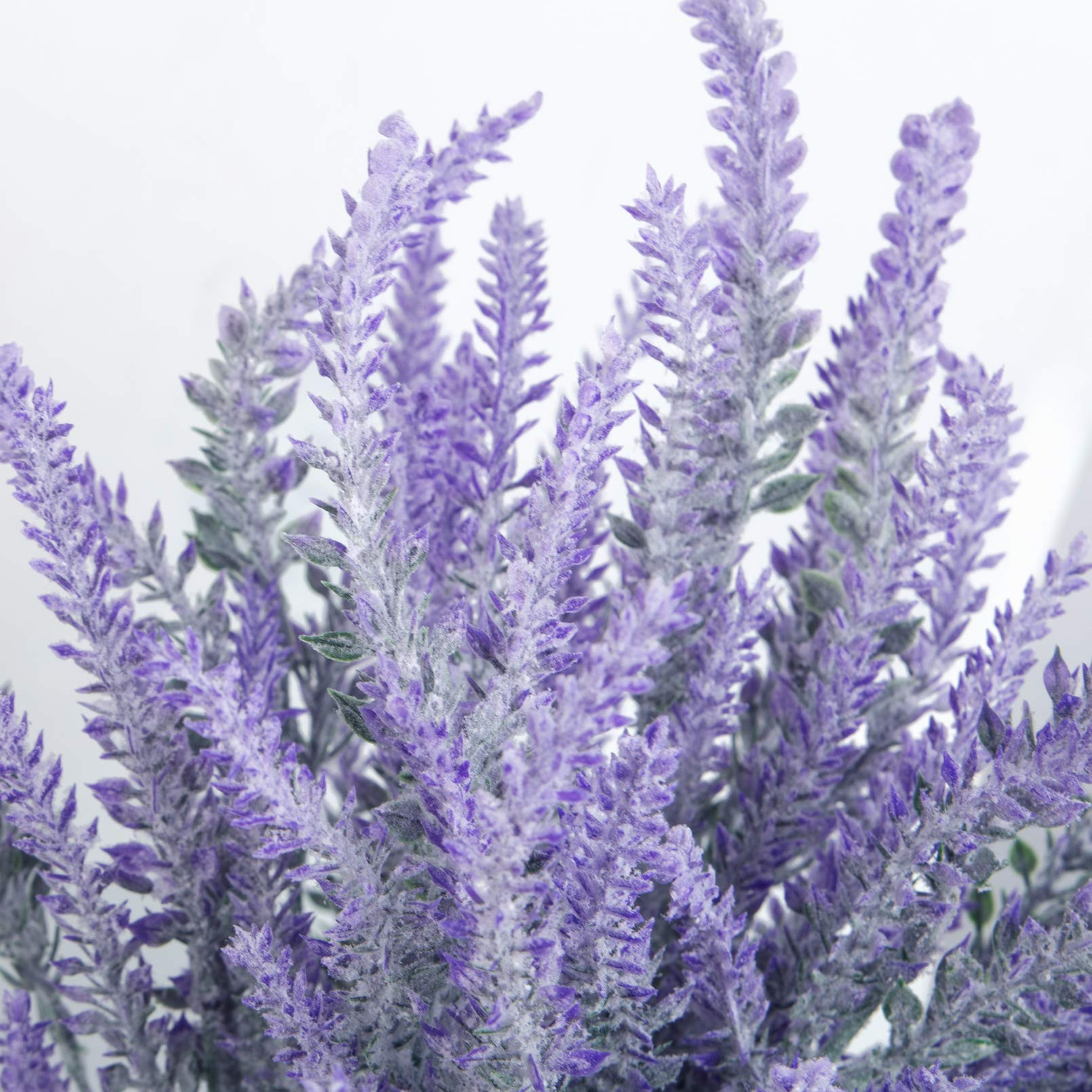 10 Bundles Fake Flowers Artificial Lavender Faux Plastic Plants Purple Flowers for Home Wedding K... | Amazon (US)