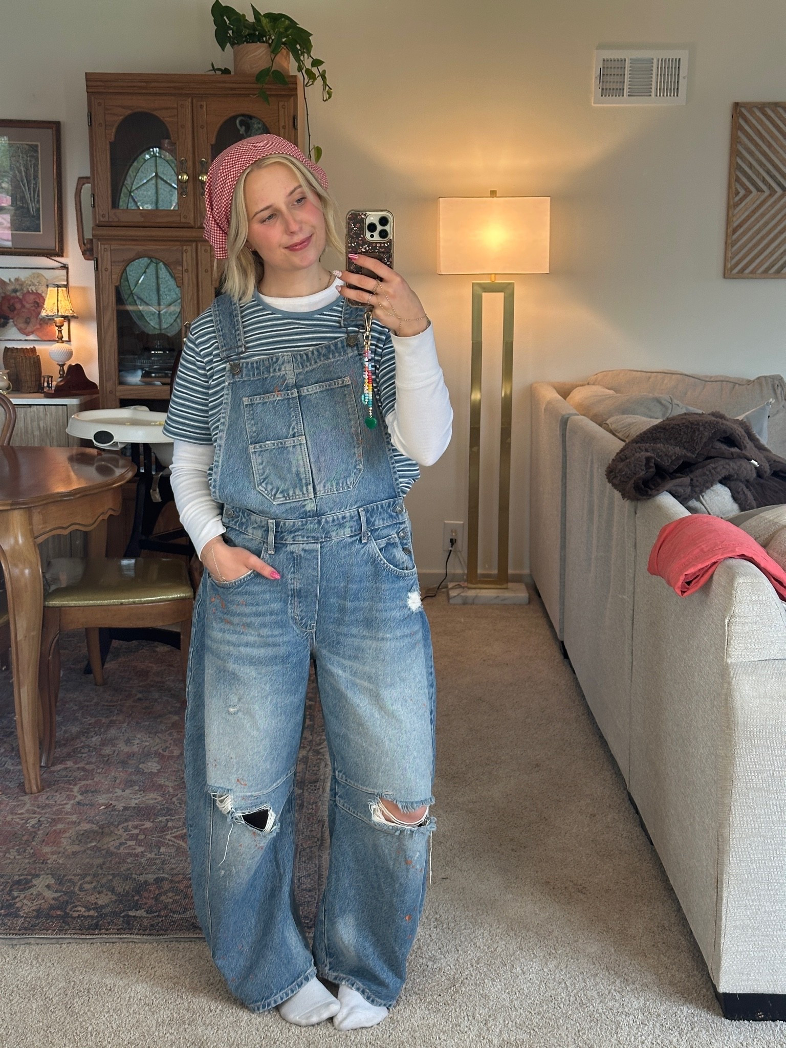 These overalls are my current obsession. I got my true size medium!

#LTKootd #LTKmomlife