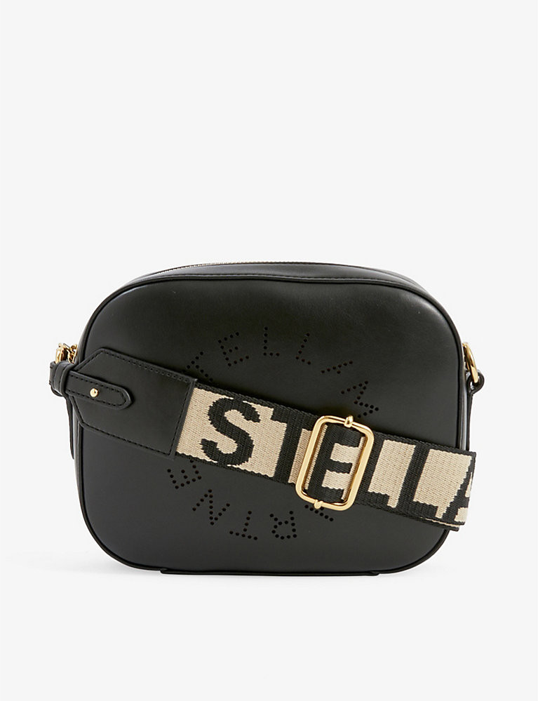 STELLA MCCARTNEY Stella Logo mini vegan leather cross-body bag | Selfridges