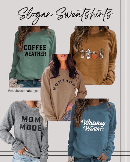 Happy National Coffee Day! These tshirts and sweatshirts are perfect for Fall, mom life, a low-key Halloween costume or just a cozy day at home. 

#LTKSeasonal #LTKhome #LTKHalloween