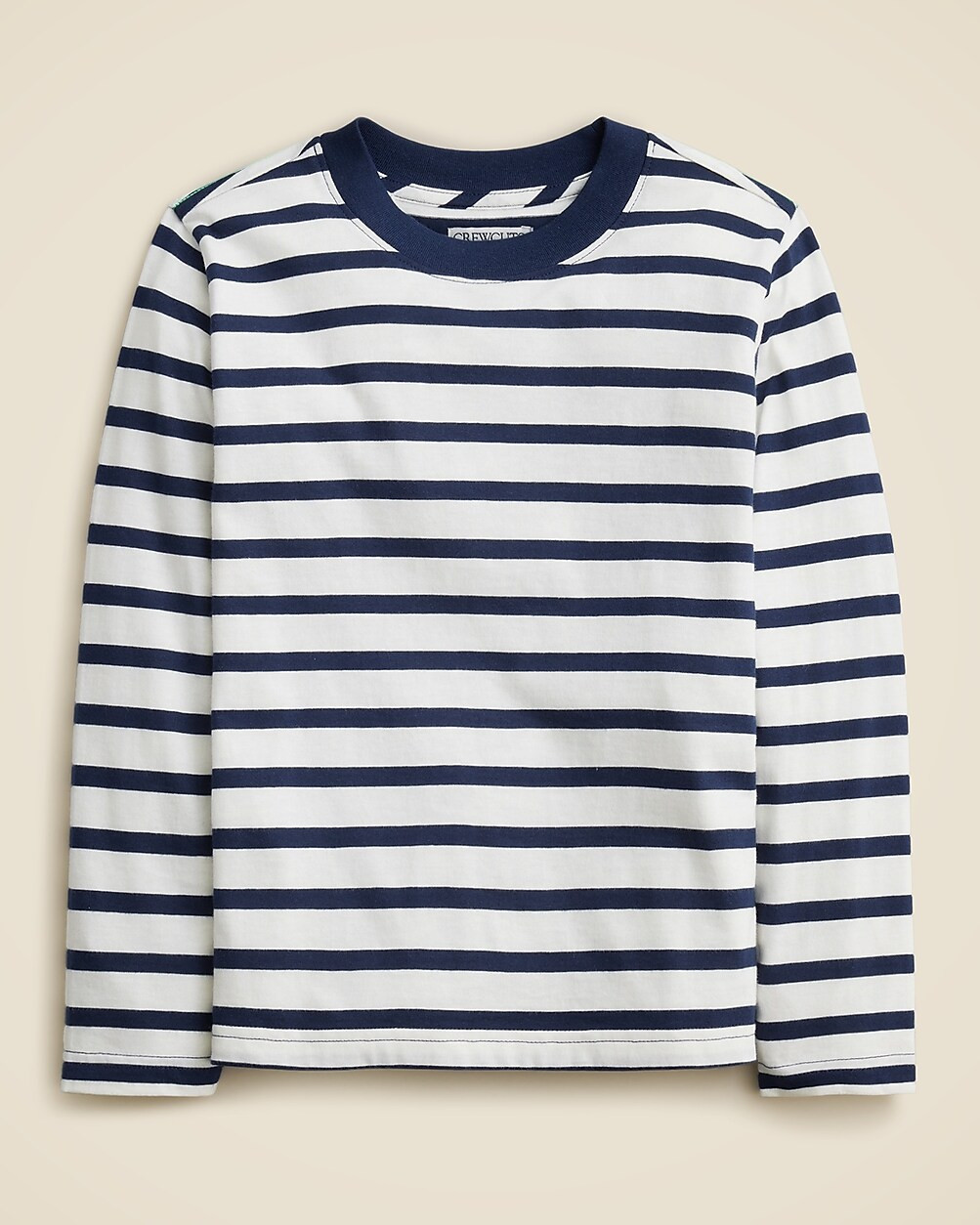 Kids' long-sleeve striped tee in broken-in-jersey | J. Crew US