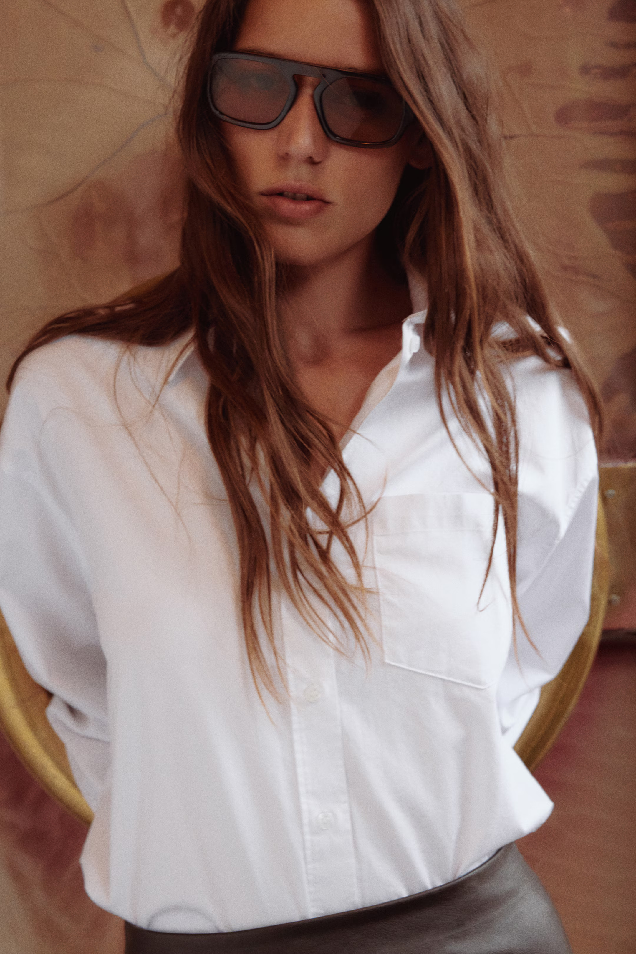 Oversized Cotton Poplin Shirt | H&M (US + CA)