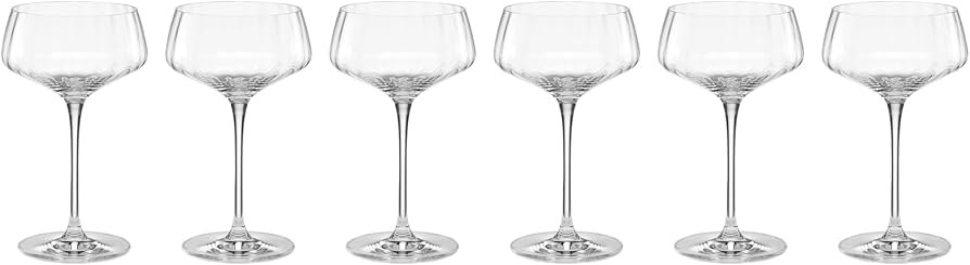 Lenox 897401 Tuscany Classics Angled Optic Coupes, Set of 6 | Amazon (US)