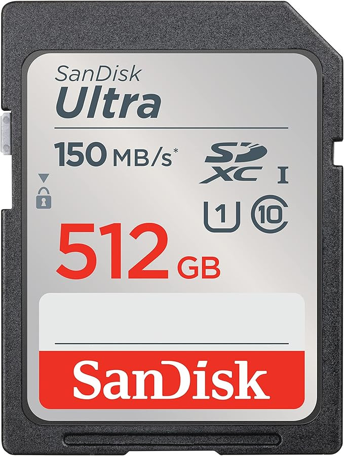 SanDisk 512GB Ultra SDXC UHS-I Memory Card - Up to 150MB/s, C10, U1, Full HD, SD Card - SDSDUNC-5... | Amazon (US)