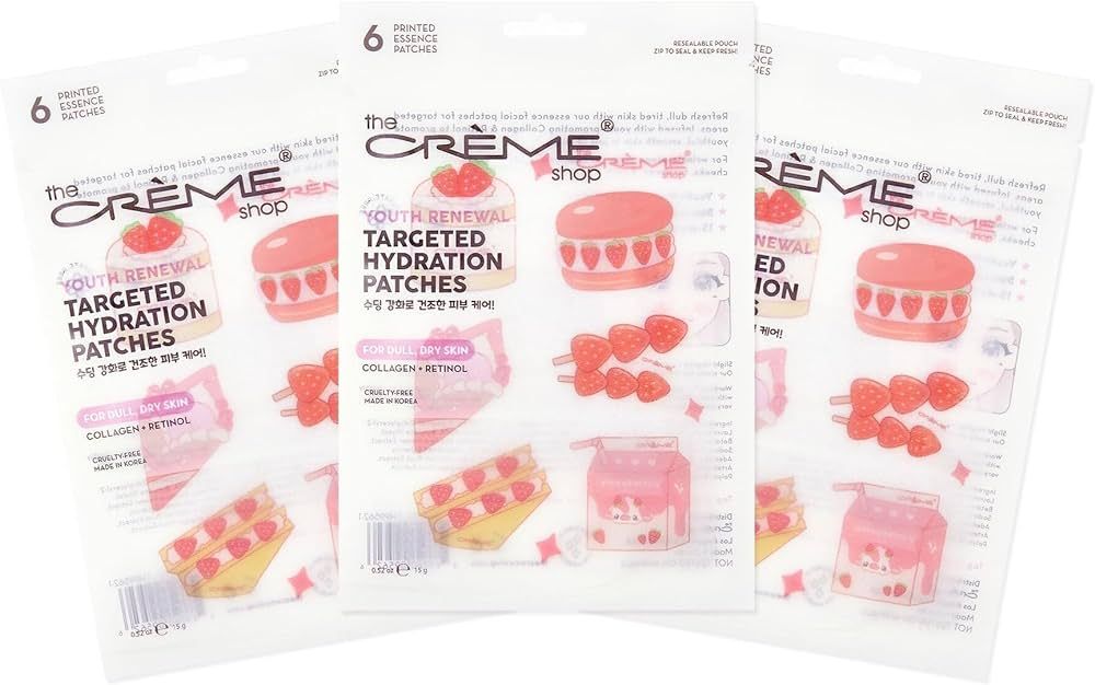 Amazon.com : The Creme Shop Targeted Hydration Patches, Self-care Treatment for Dried, Tired, Dul... | Amazon (US)