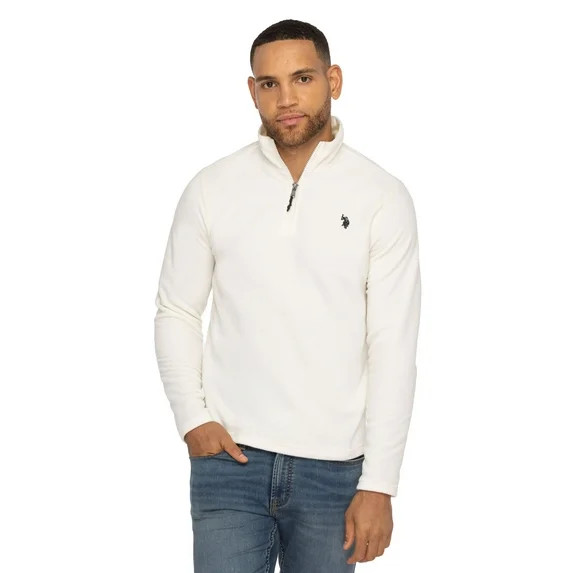 U.S. Polo Assn. Men's Polar Fleece Quarter Zip | Walmart (US)